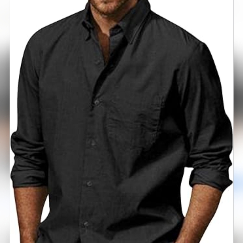 Men's Aritzia Sunday Best Black Button Down Shirt - Size XS Great Condition